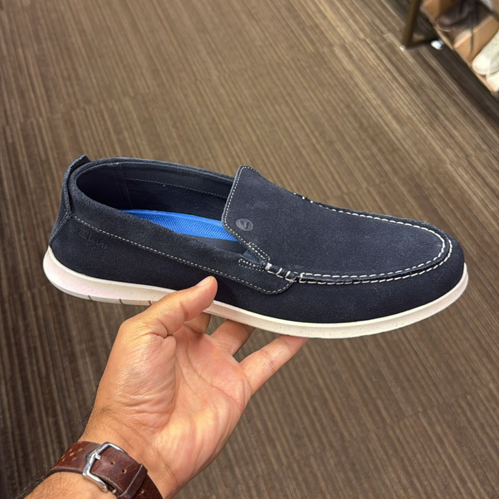 Flexway Step Moccasin Navy