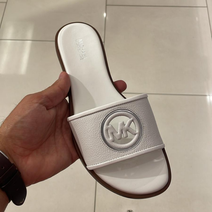 Deanna Cutout Slide White