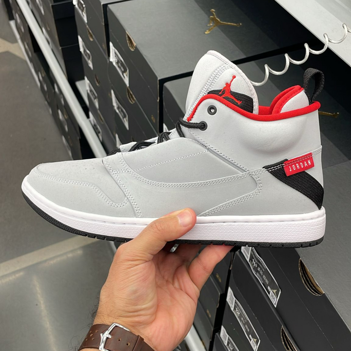 Jordan Fadeaway Grey Droojy