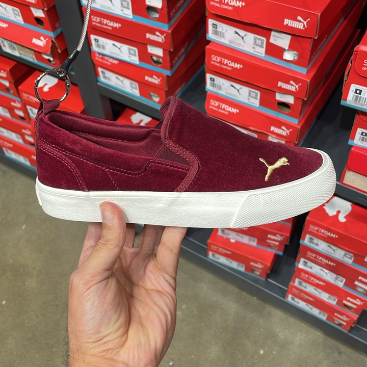 Bari Slip-On Comfort Burgundy