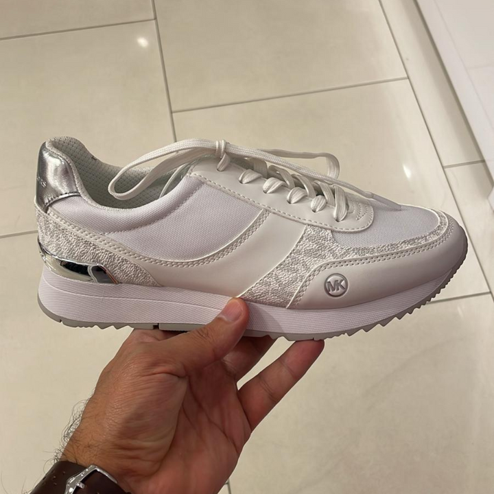 Andi Sneakers Off White & Silver