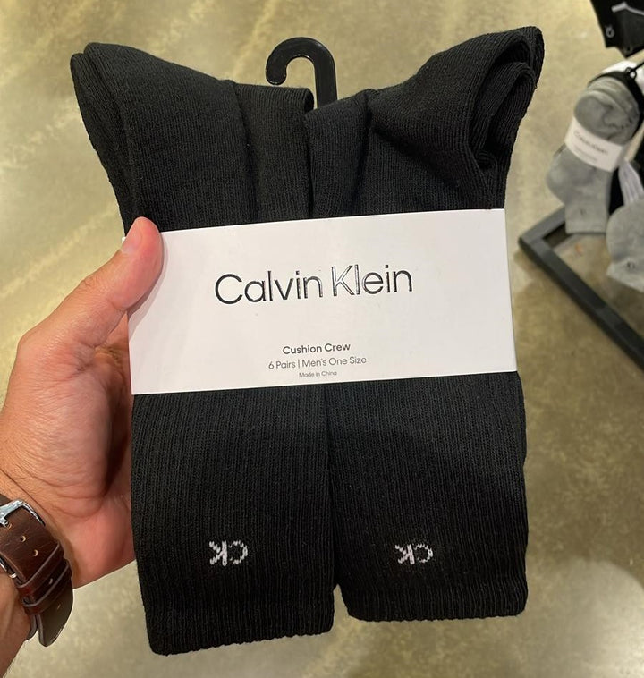 Long Black 6 PAIR CREW