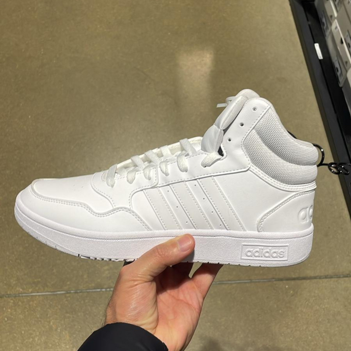 Hoops 3.0 Mid Sneakers white
