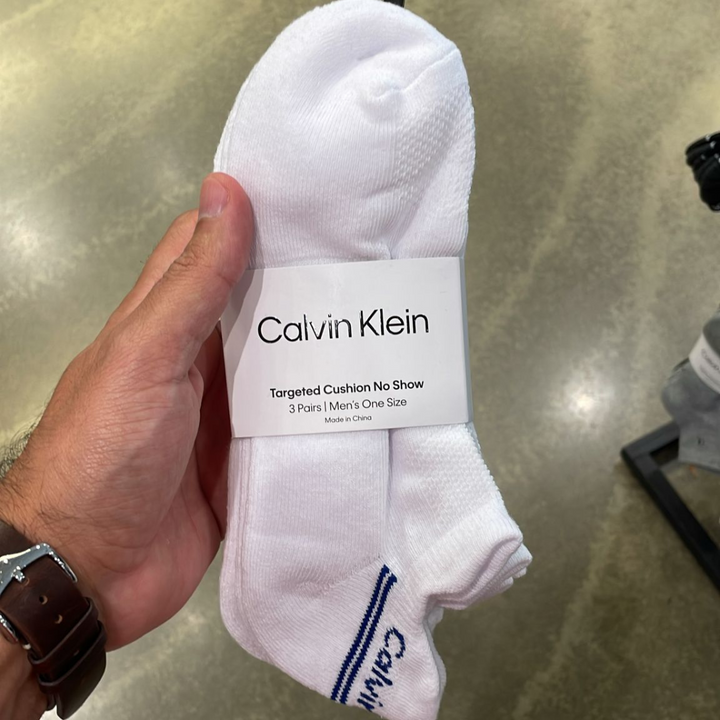 Ankle White 3 PAIR CREW