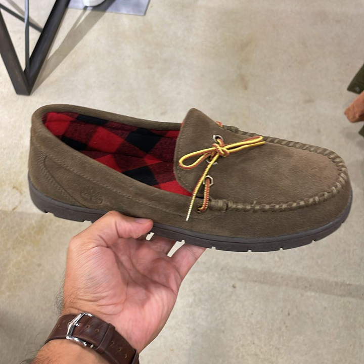 Stony Ledge Flannel-Lined Moc Slipper Sage