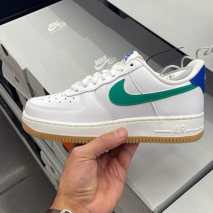 Air force 107 Sneakers White + GREEN