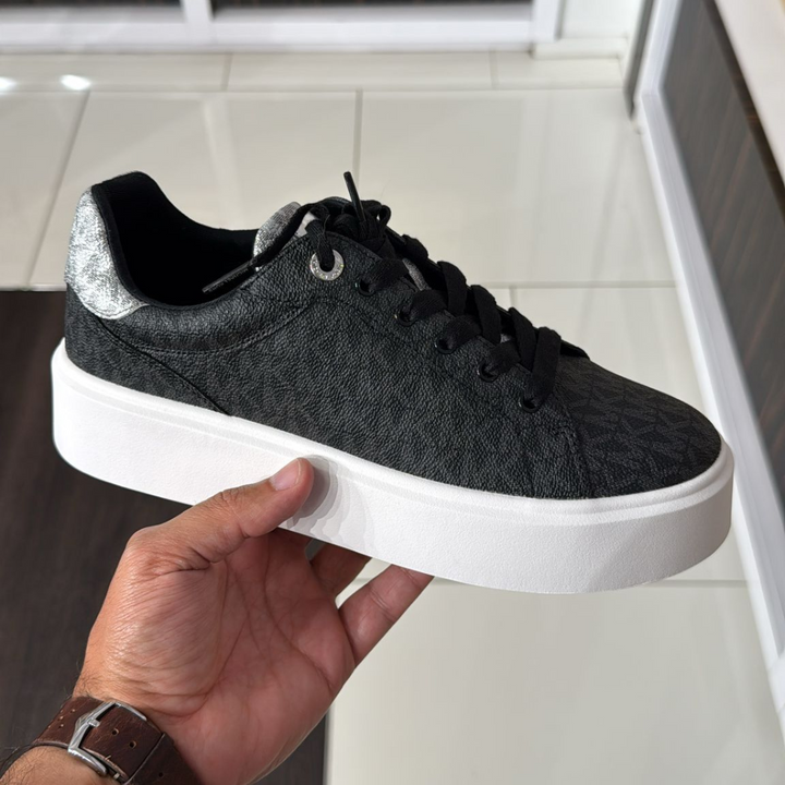 Romey Embellished Platform Sneaker Black