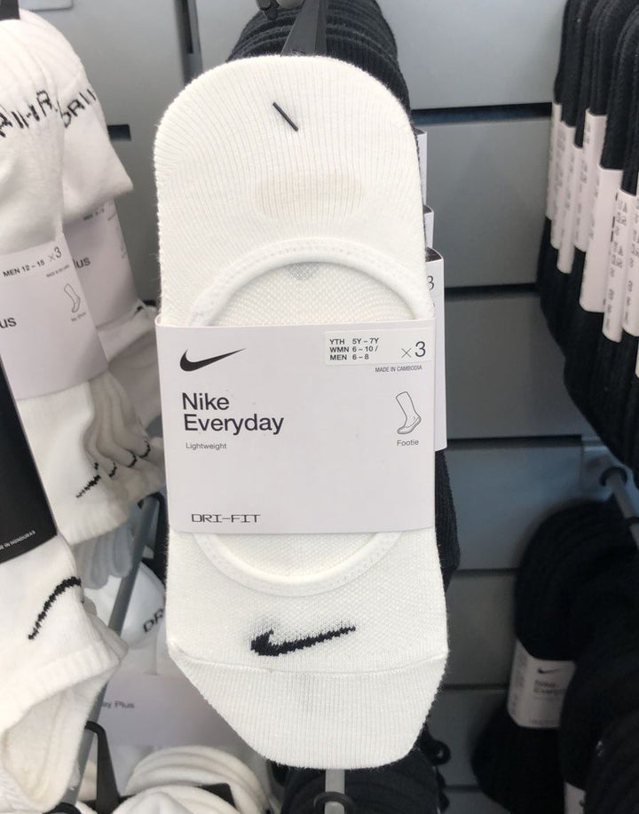 Half White 6 PAIR CREW