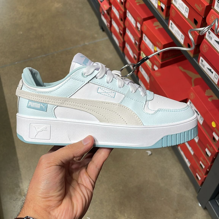 Carina Street White - Blue