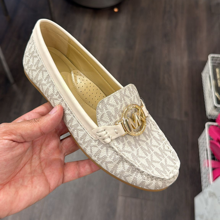 Fulton Signature Logo Moccasin Beige