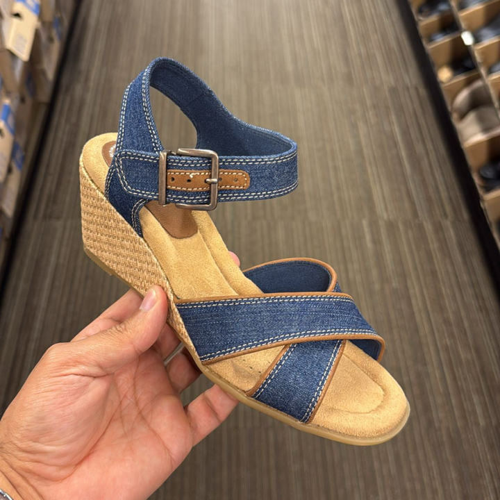 Emmalae Iris Wedge Dark Denim