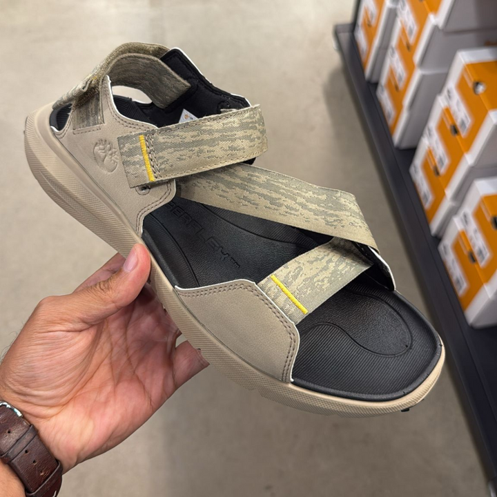 Motion Dune Backstrap Sandal - Light Brown Webbing