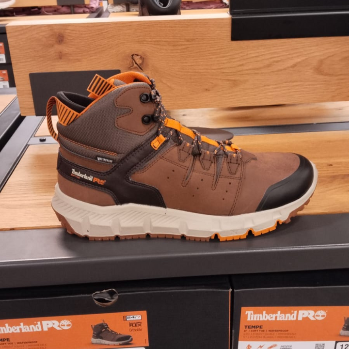 Tempe 6" Soft Toe Waterproof Work Boot - Orange
