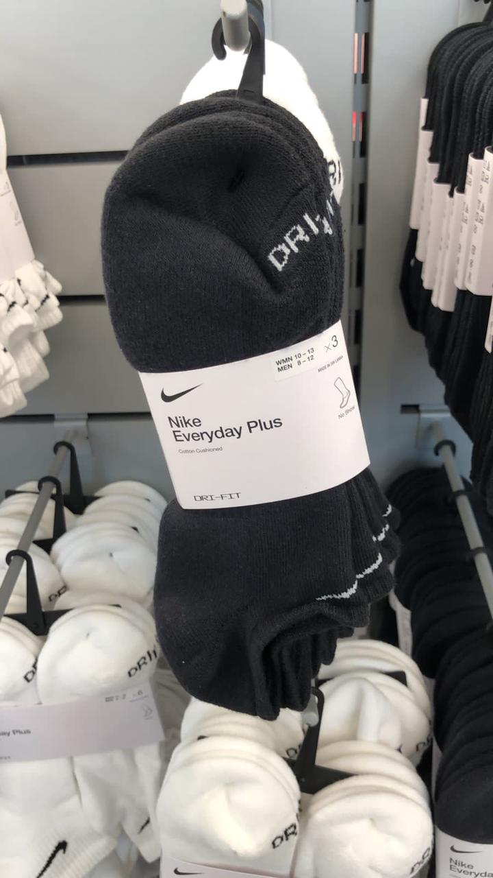 Ankle Black 6 PAIR CREW