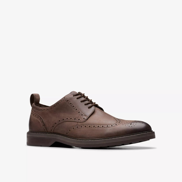 Clarks - Aldwin Limit  -Dark Brown  - 8