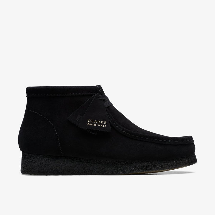 Clarks - Wallabee Boot - Black Suede - 13